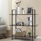 Costway 3-Tier Bookshelf Industrial Bookcase Display Shelf Storage Rack Rustic Brown